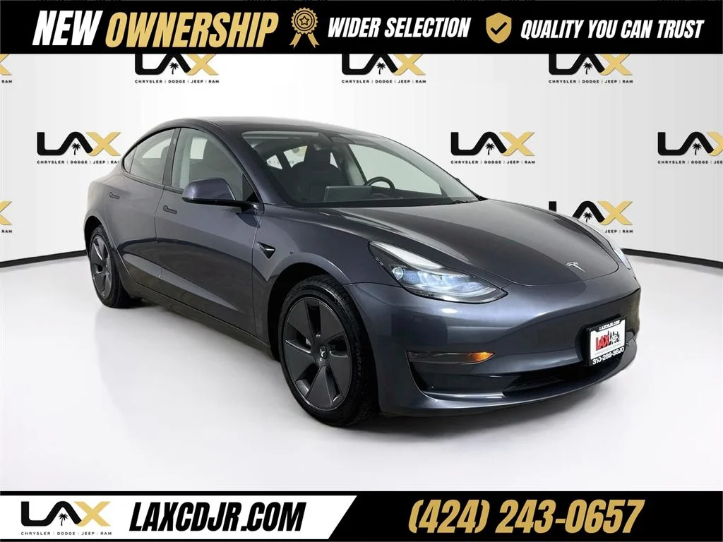 Used 2023 Gray Tesla Base image 1