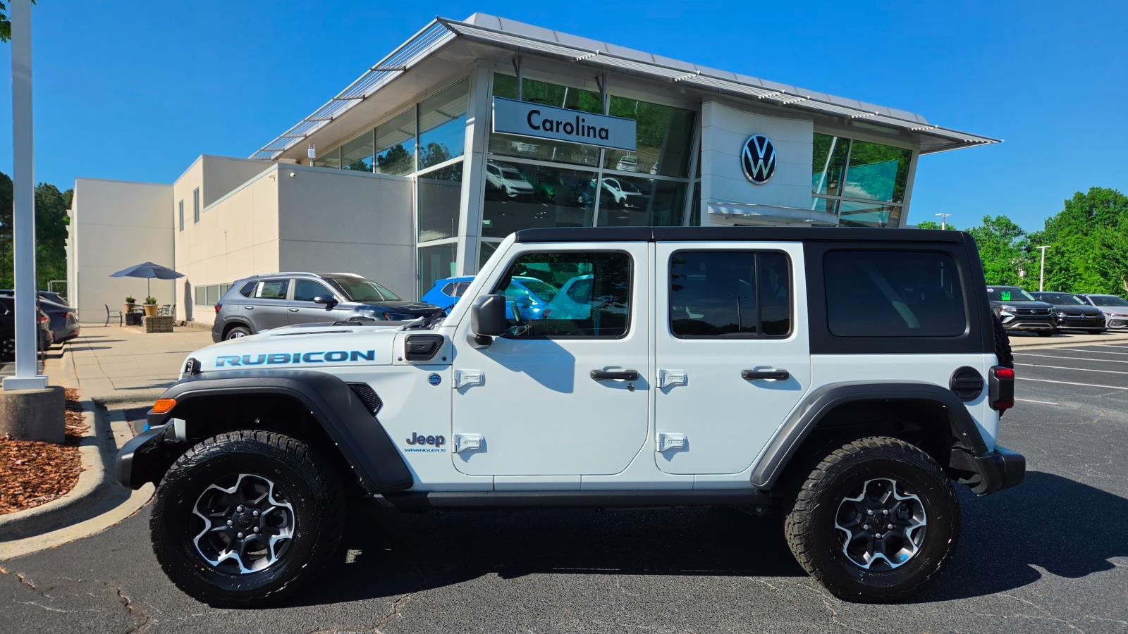 Used 2023 Jeep Wrangler 4xe Rubicon 4XE with VIN 1C4JJXR61PW700523 for sale in Charlotte, NC