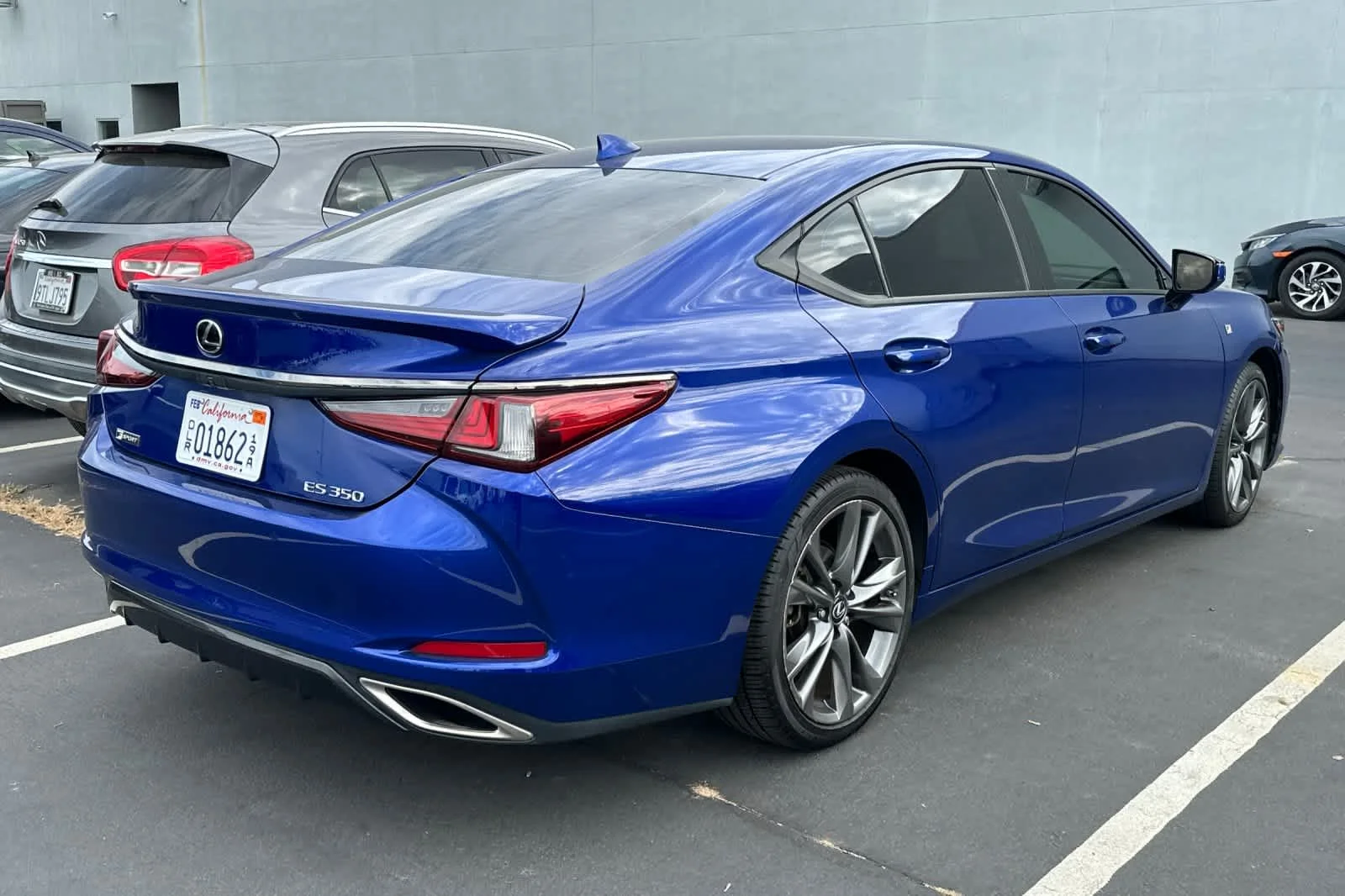 Used 2019 Ultrasonic Blue Mica 2.0 Lexus F SPORT image 2