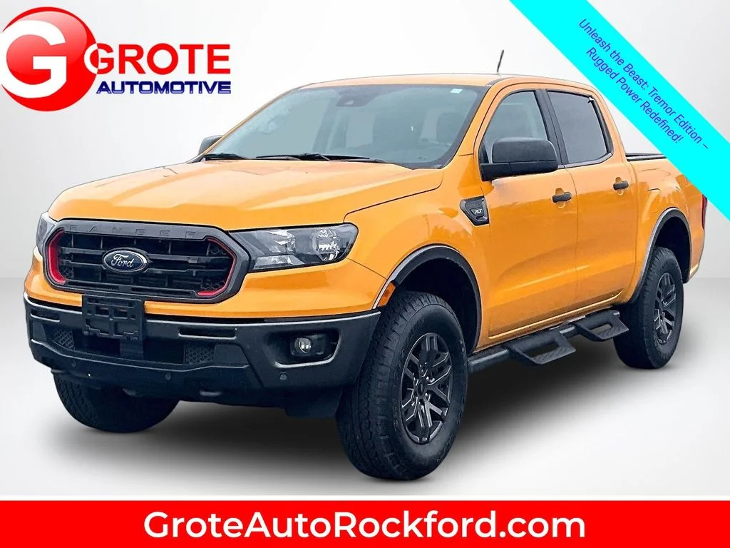 Used 2021 Orange Ford XLT image 1