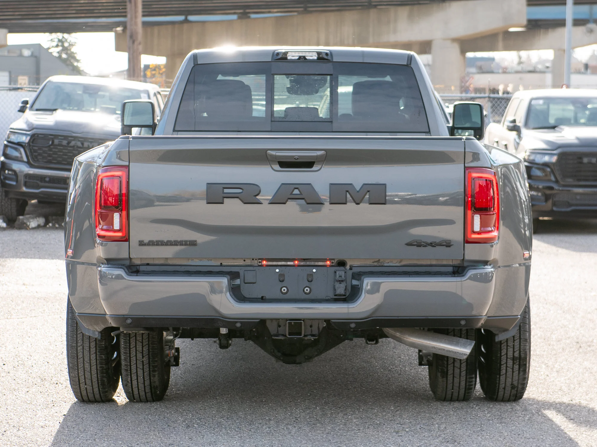 New 2026 Grey RAM Laramie Night* Mega Cab 4x4, Max Tow Pkg, Sunroof, Level 2 Plus Equipment Group image 5