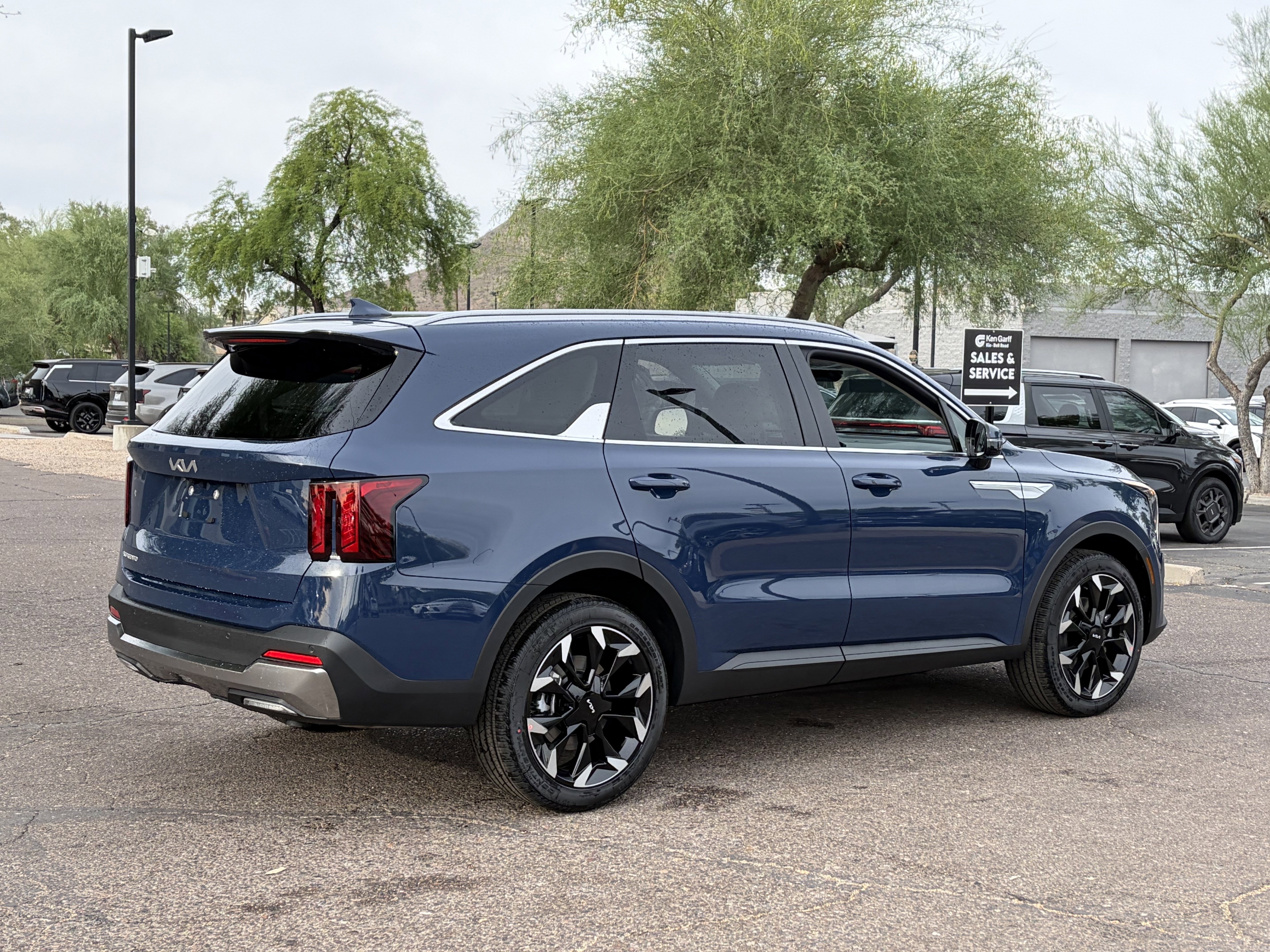 New 2026 Midnight Lake Blue Kia EX image 4