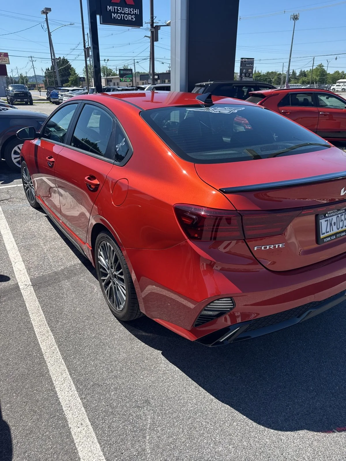 Certified Used 2023 Red Kia GT-Line image 3