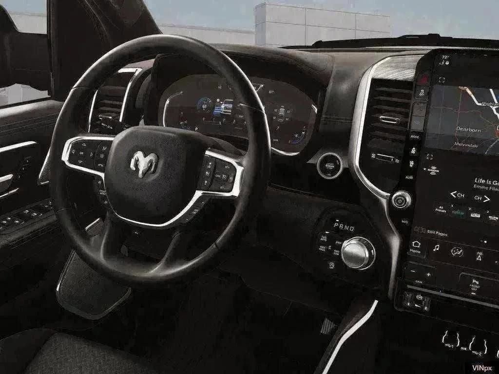 New 2026 Bright White Clear-Coat Exterior Paint RAM Laramie image 6