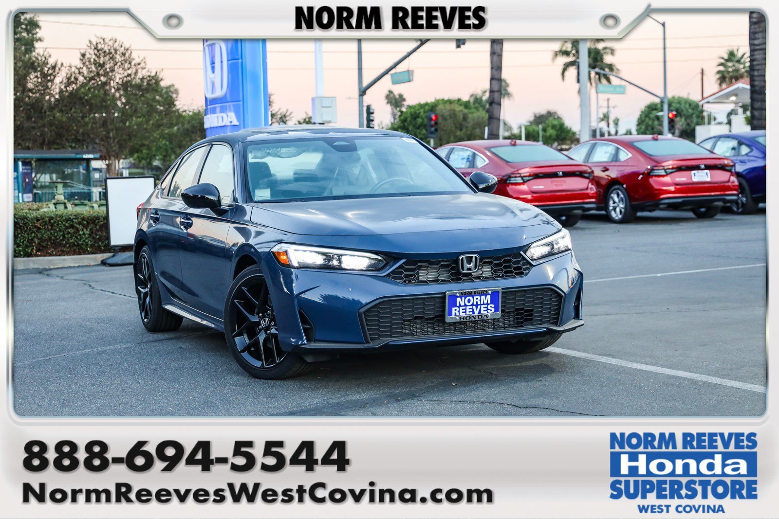 New 2026 Blue Lagoon Pearl Honda Sport CVT image 1