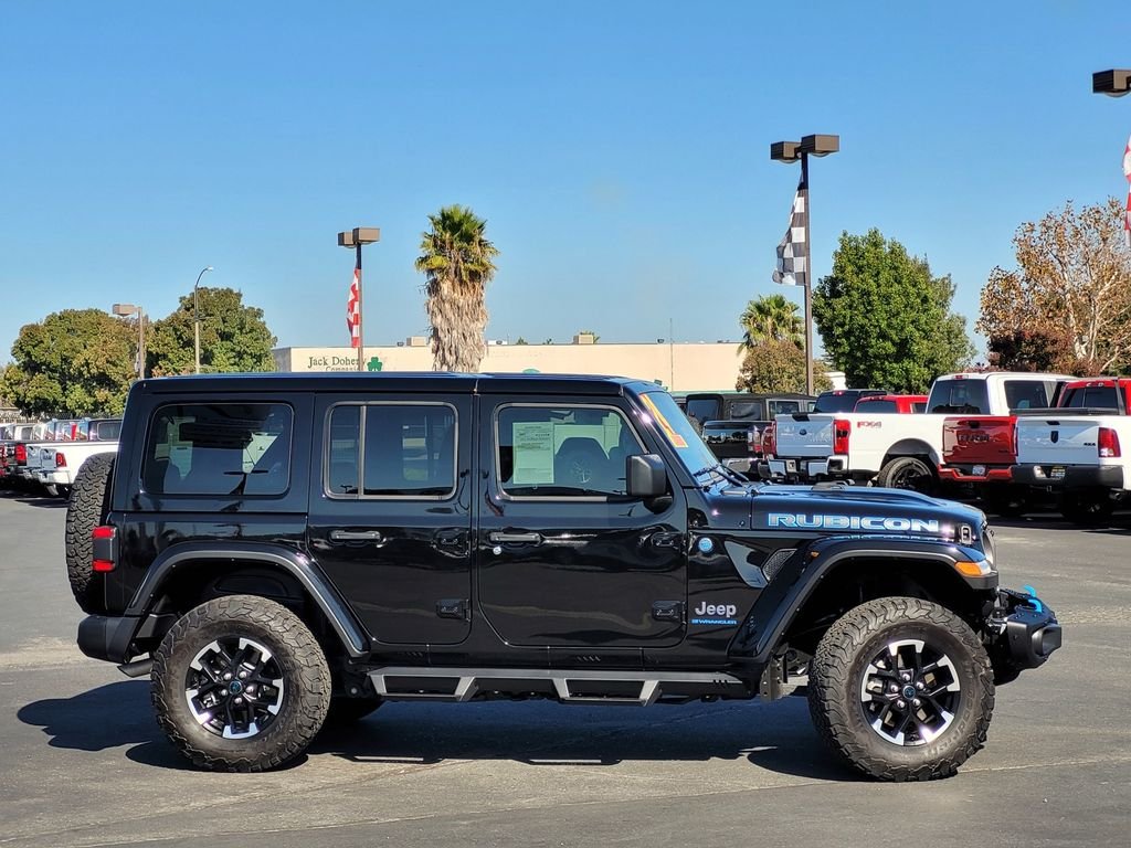 Used 2024 Black Jeep Rubicon 4xe image 3