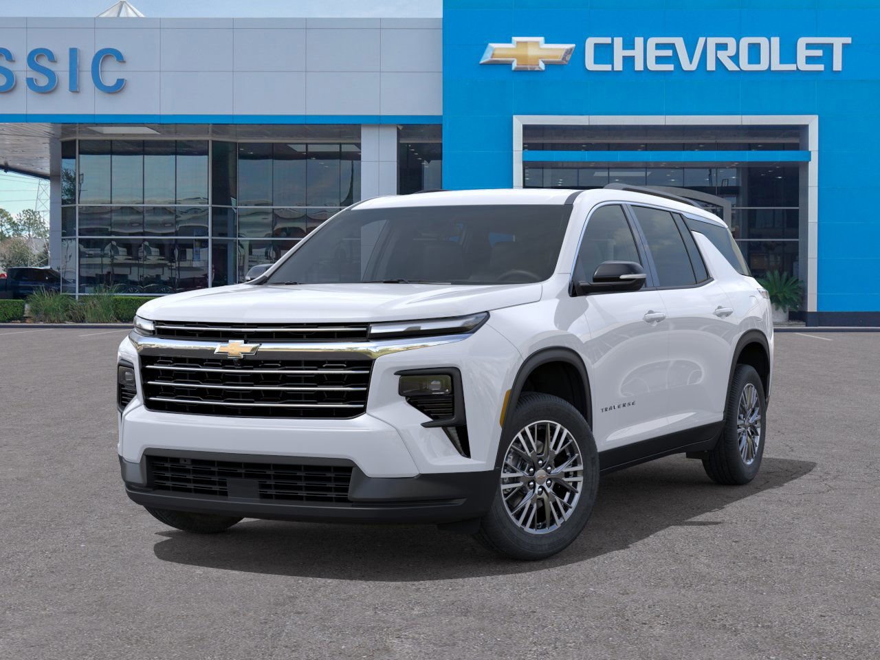 2026 Chevrolet Traverse LT White at Classic Elite Chevrolet Sugar Land