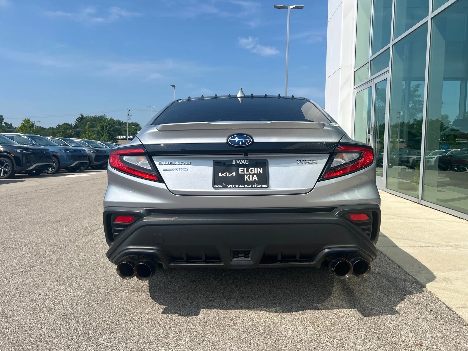 Used 2024 Silver Subaru PREMIUM MANUAL image 4
