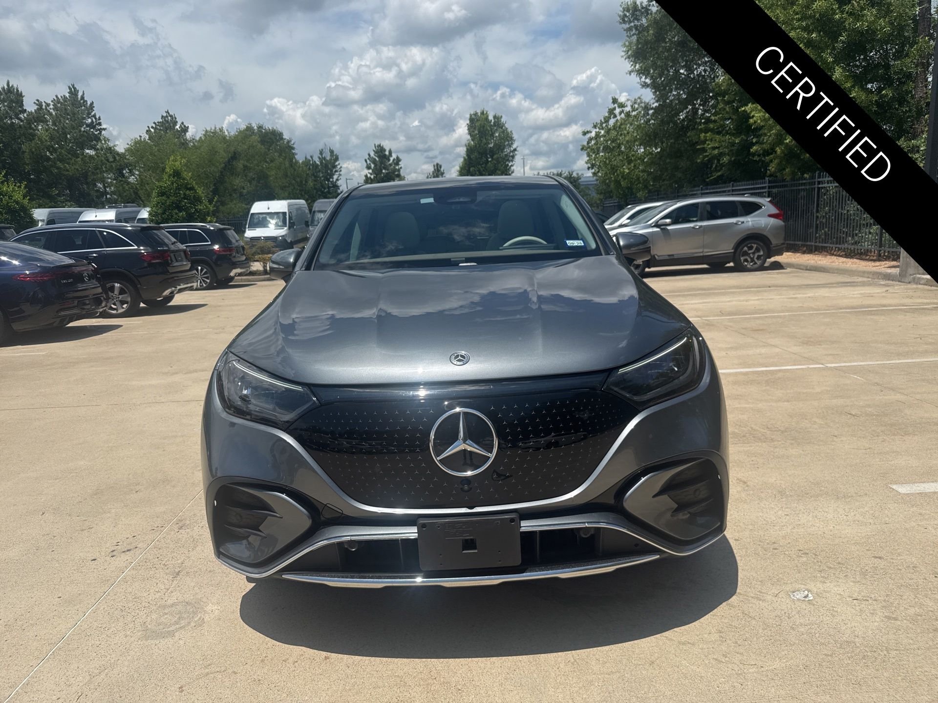 Certified 2023 Mercedes-Benz EQE SUV Base with VIN 4JGGM2BBXPA014579 for sale in The Woodlands, TX