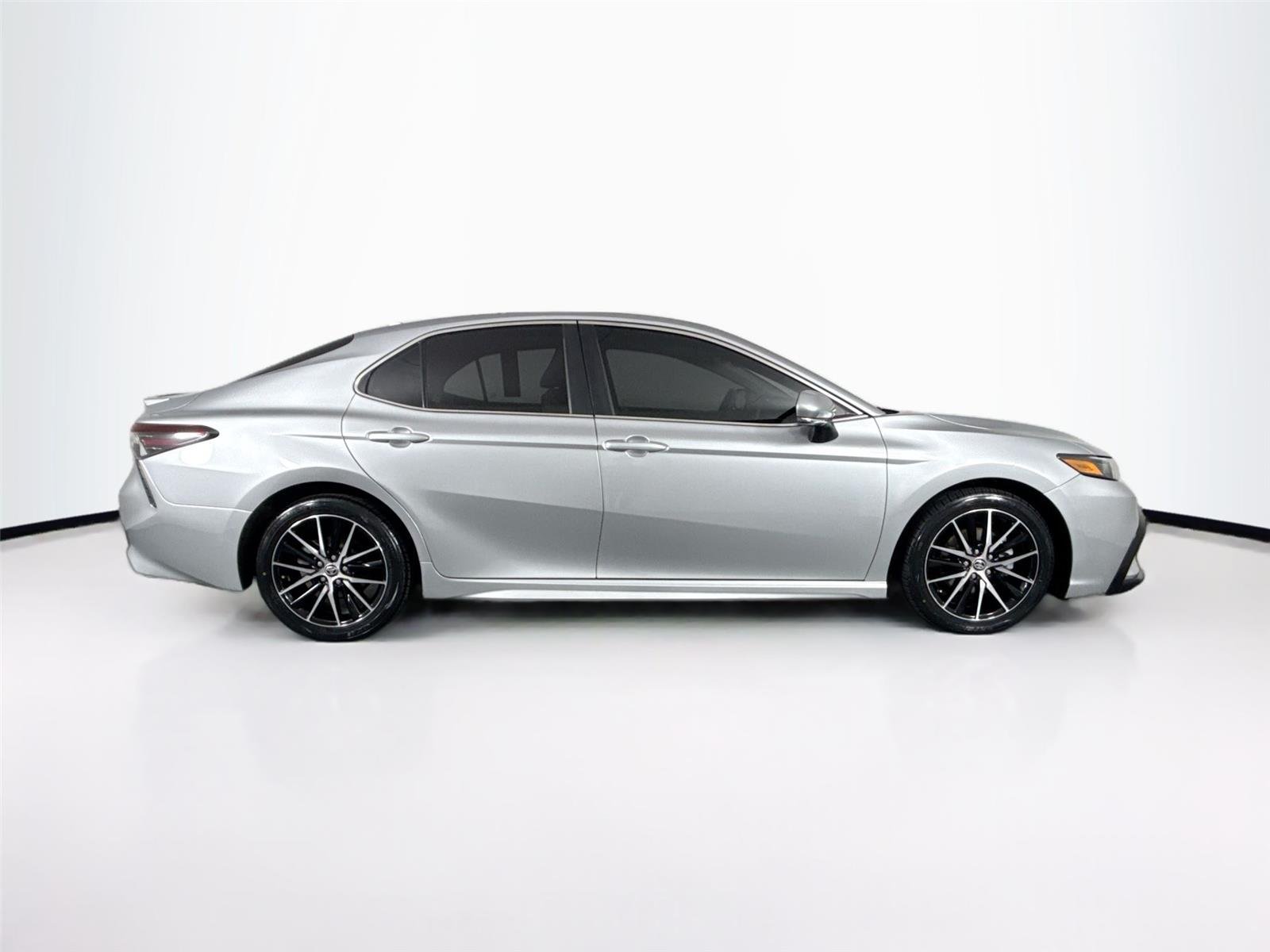 Certified Used 2021 Celestial Silver Metallic Toyota SE image 9