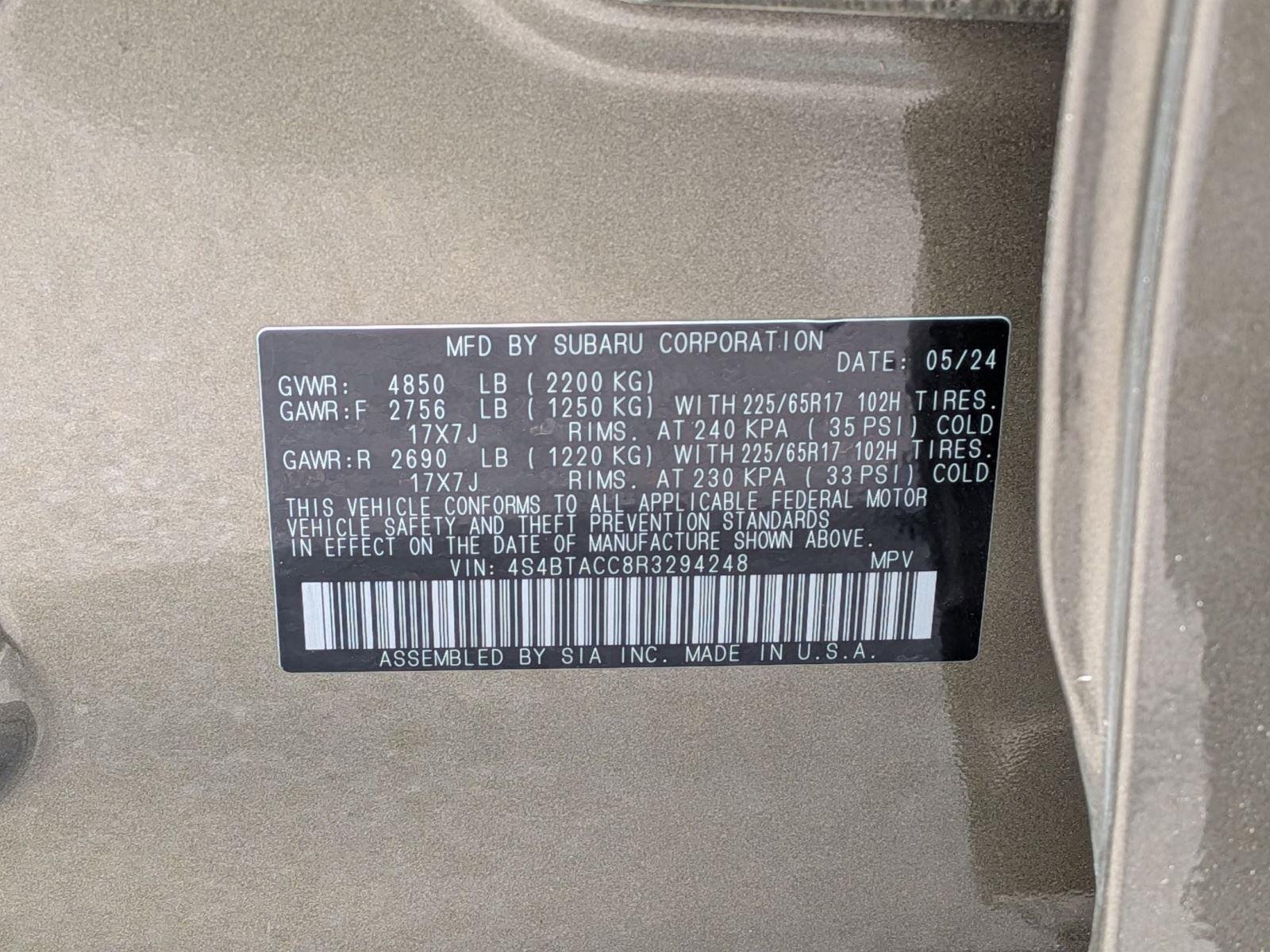 Certified Used 2024 Autumn Green Metallic Subaru Premium image 61