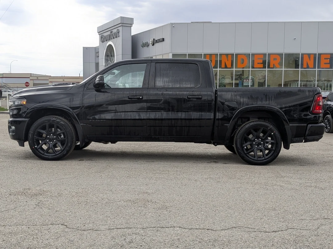 New 2026 Black RAM Laramie - - Twin Turbo - 22 Black Wheels - 14.4 Screen - Harman/Kardon - Pano Sunroof & More! image 5