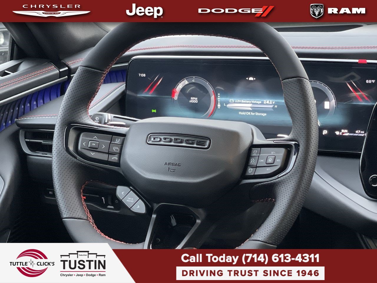 New 2026 Diamond Black Crystal Pearlcoat Dodge R/T Plus image 15