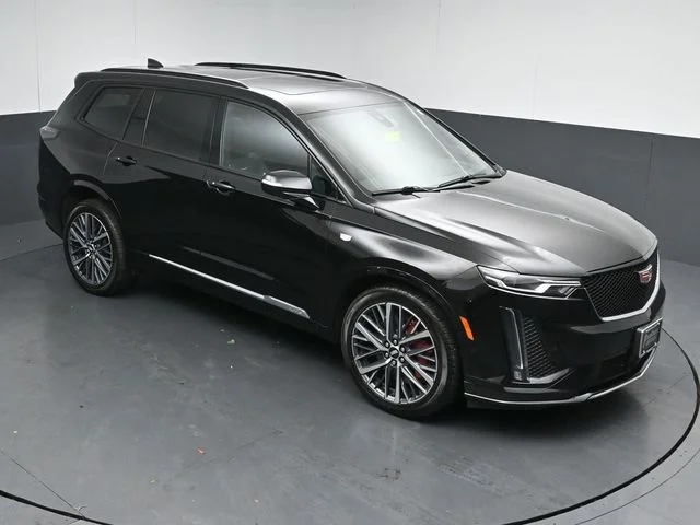 Certified Used 2025 Stellar Black Metallic Cadillac Sport image 45