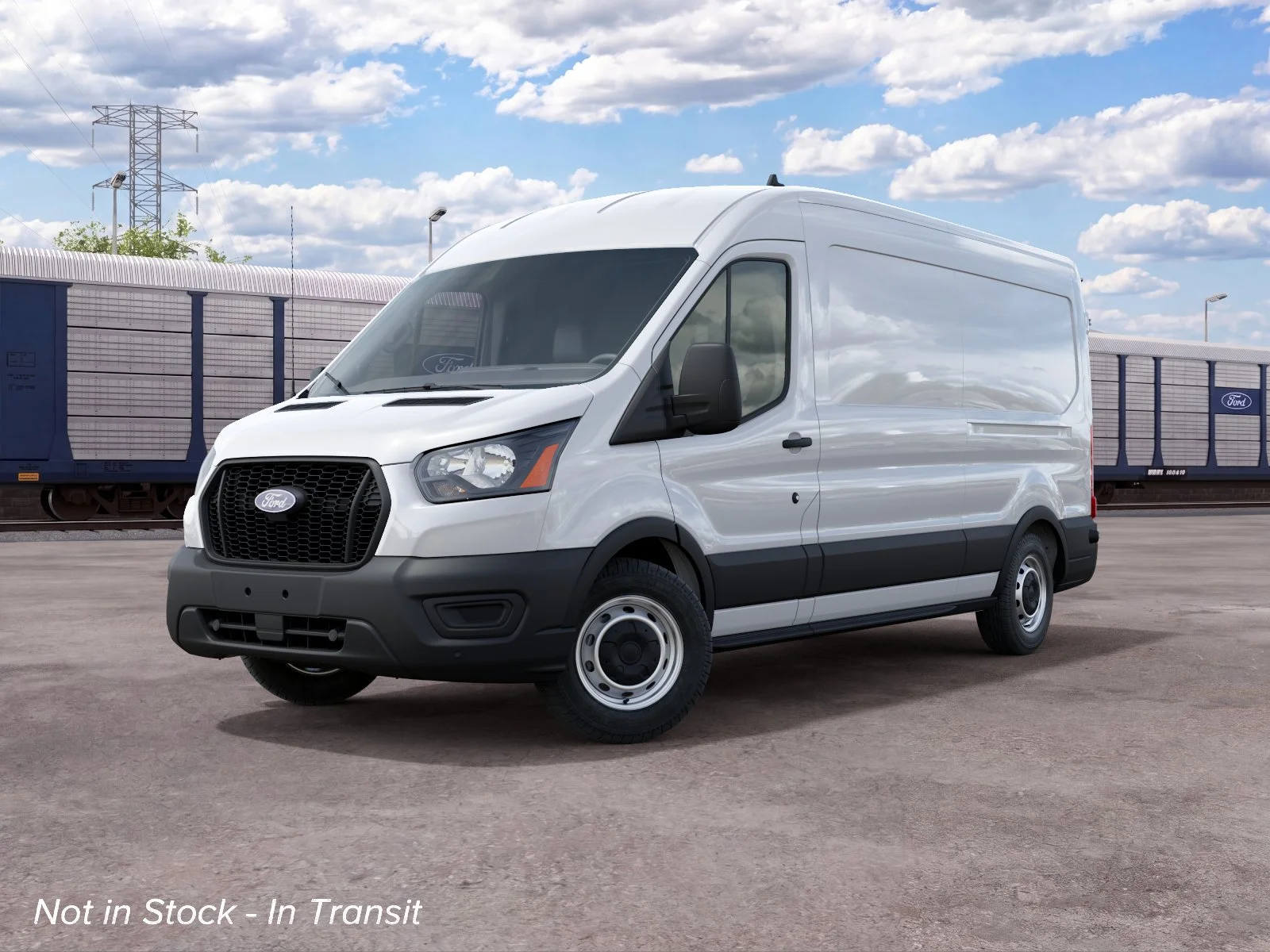 New 2027 Oxford White Ford Cargo Van image 2