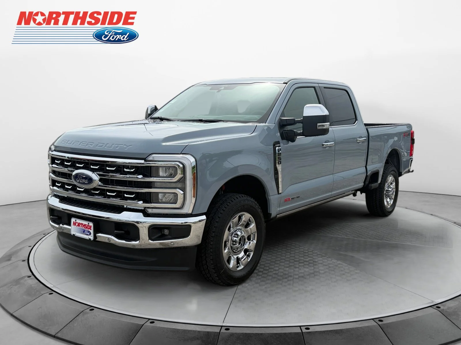 New 2026 Glacier Gray Metallic Tri-Coat Ford LARIAT image 3