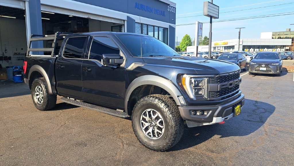 Used 2021 Black Metallic Ford Raptor image 3