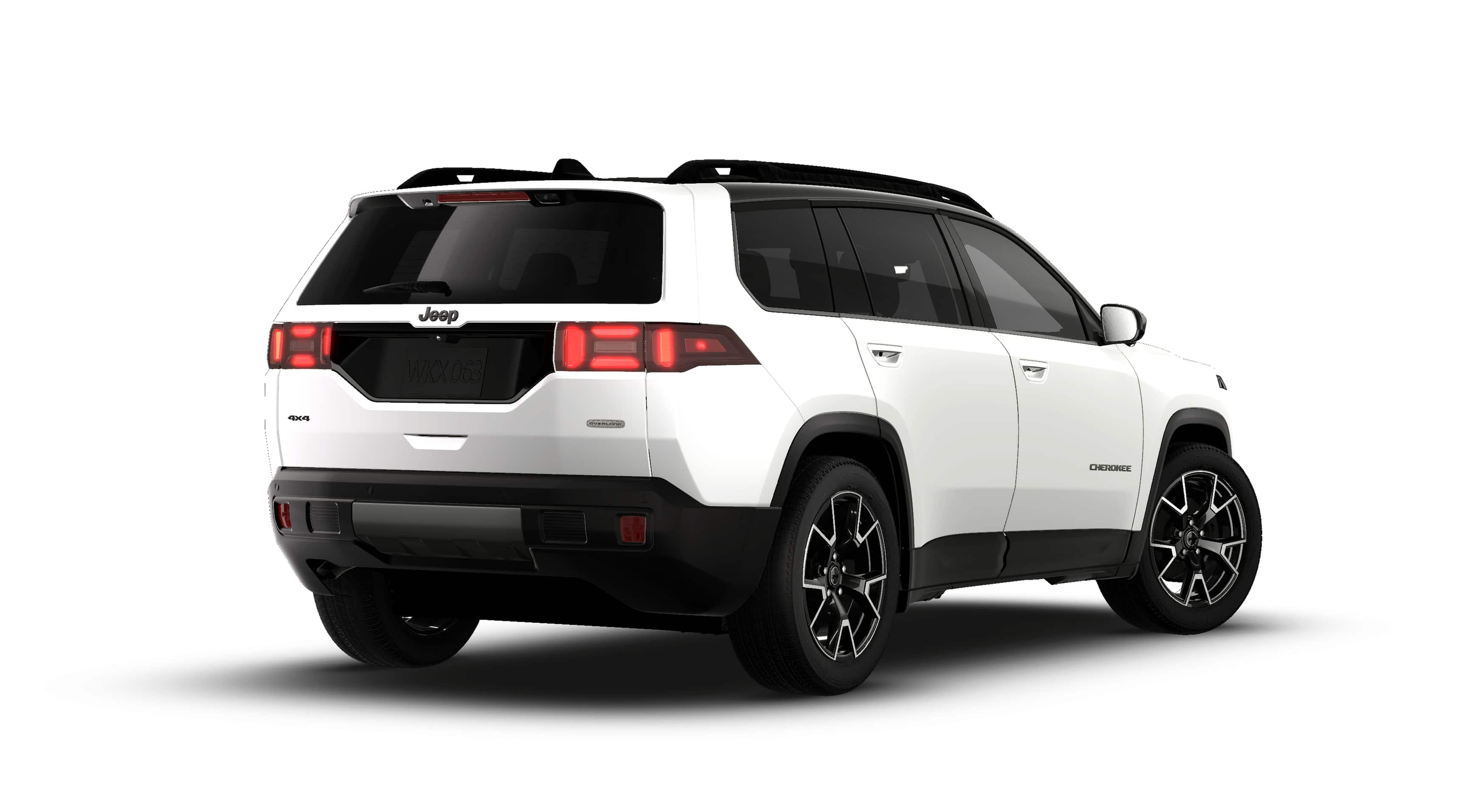 New 2026 Bright White Clear-Coat Exterior Paint Jeep Overland image 14