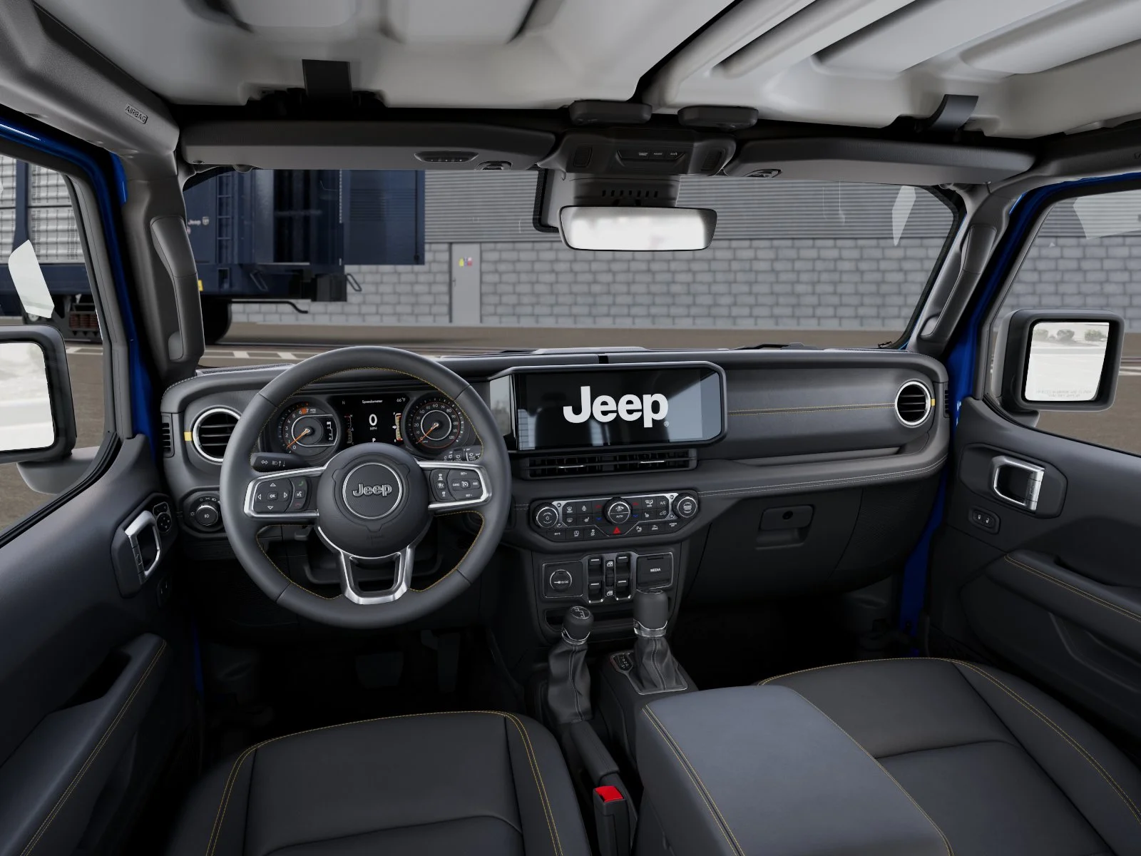New 2026 Hydro Blue Pearl-Coat Exterior Paint Jeep Sahara image 23