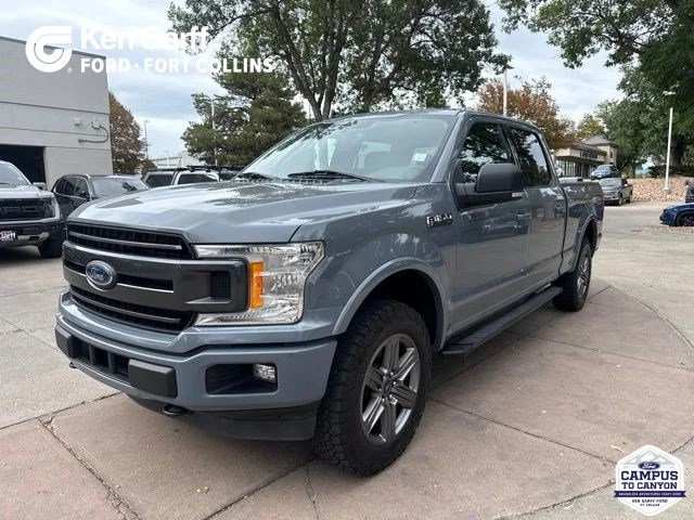 Used 2020 Gray Metallic Ford XLT image 1