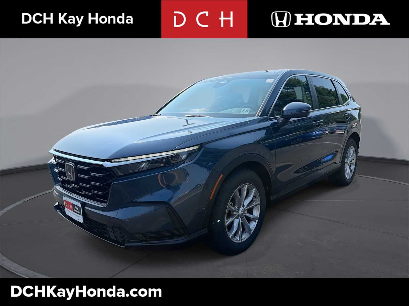 Certified Used 2024 Canyon River Blue Metallic Honda EX image 1