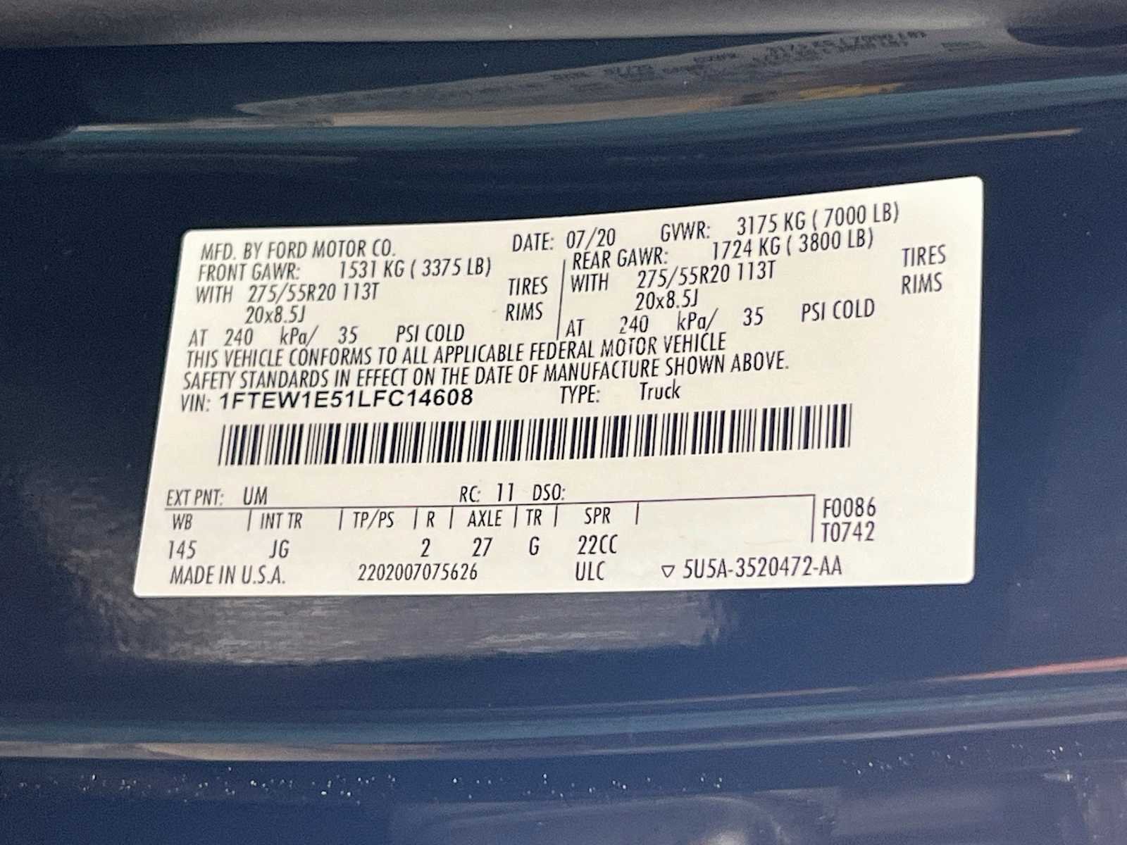 Used 2020 Agate Black Ford XL image 31