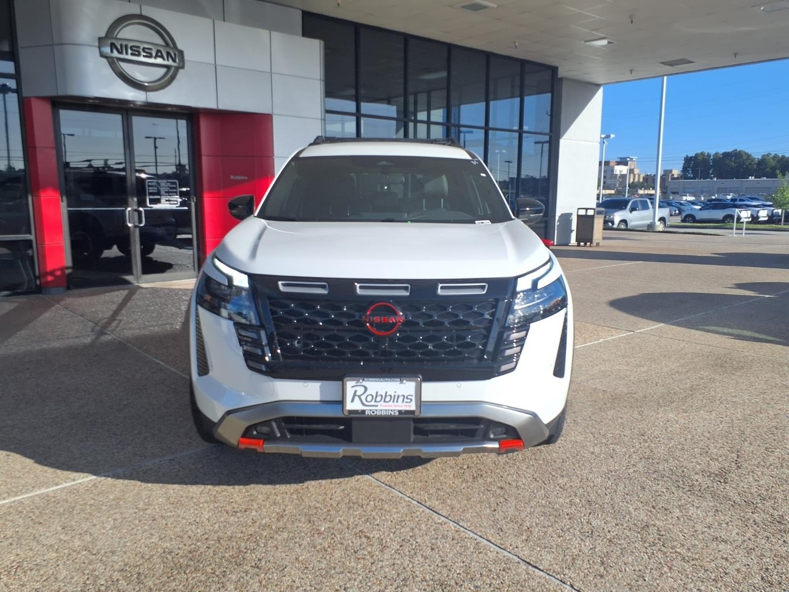 2026 Nissan Pathfinder Rock Creek® White at Robbins Nissan