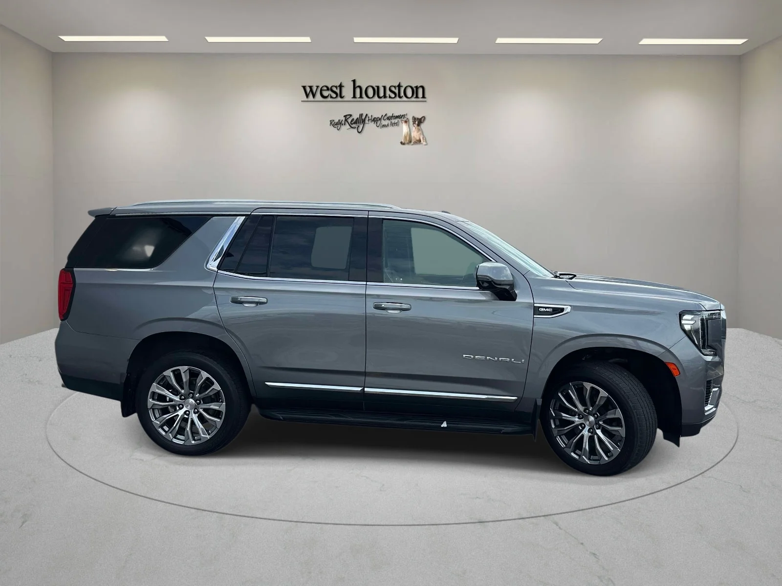 Used 2021 Satin Steel Metallic GMC Denali image 3