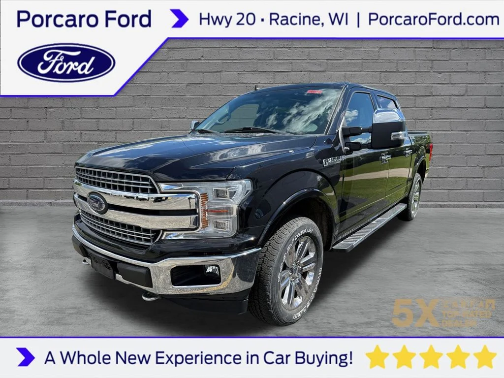 Used 2019 Agate Black Metallic Ford Lariat image 1