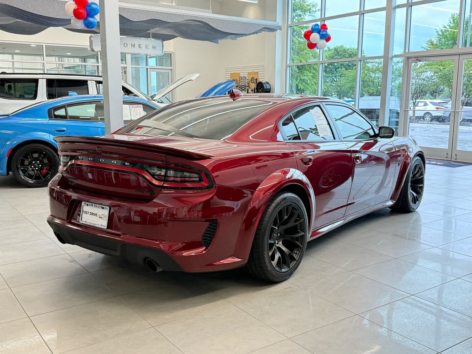 Used 2023 Octane Red Pearlcoat Dodge SRT Hellcat Widebody Jailbreak image 5