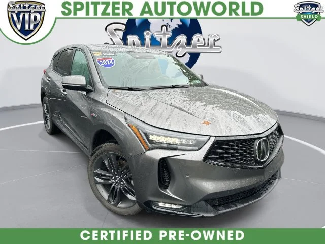 Certified Used 2024 Liquid Carbon Metallic Acura SH-AWD A-SPEC image 29