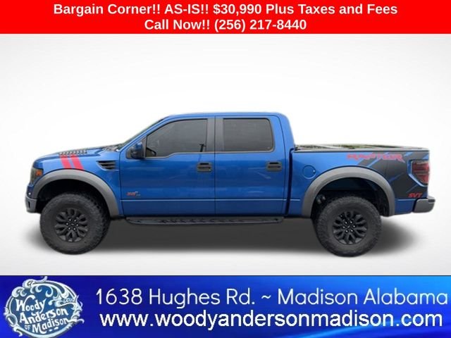 Used 2013 Blue Flame Metallic Ford SVT Raptor SUPERCHARGED image 3
