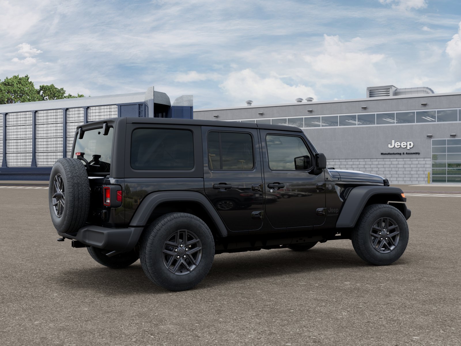 New 2026 Black Clear-Coat Exterior Paint Jeep Sport S image 2