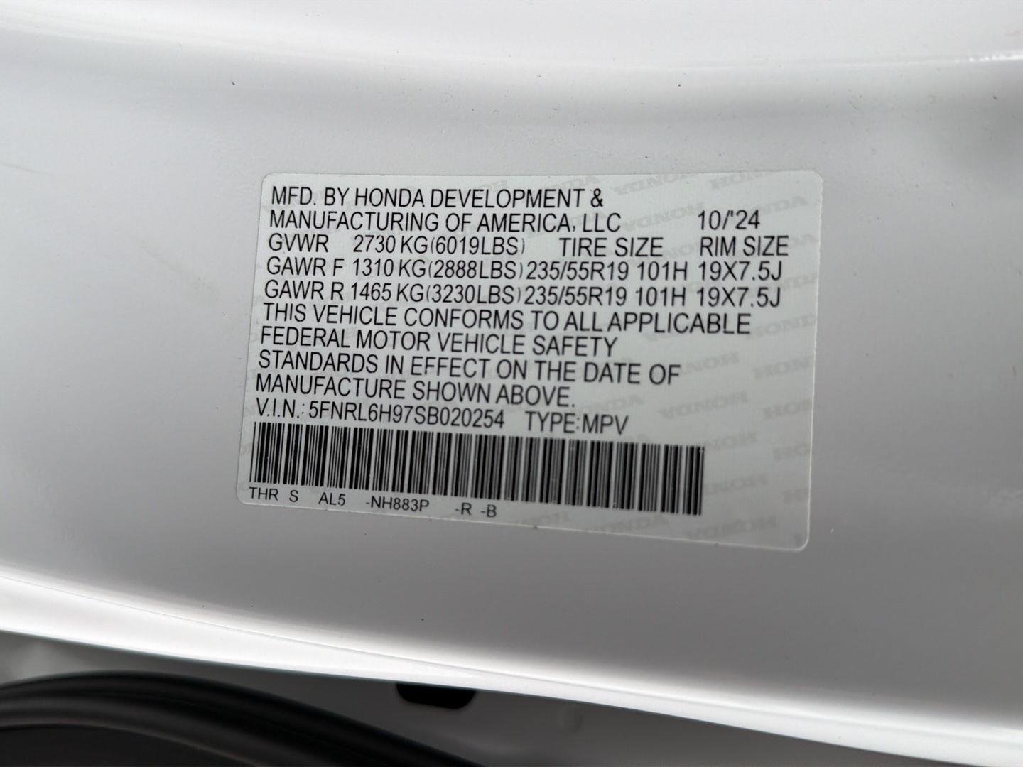 Used 2025 Platinum White Pearl Honda Elite image 43