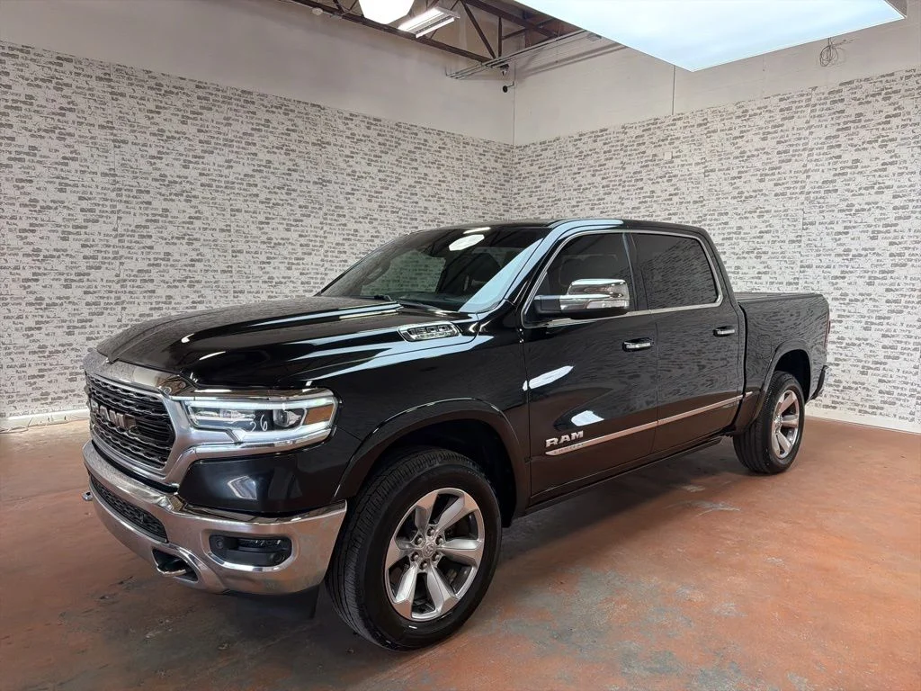 Used 2019 Diamond Black Crystal Pearlcoat Ram Limited image 3