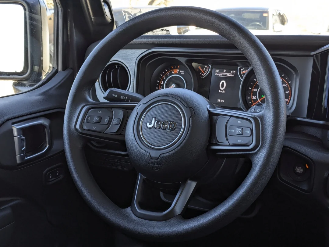 New 2026 Grey Jeep Sport - - 4x4 - 3.6L V6 Engine - 12.3 Uconnect 5 - 3- Piece Hardtop & More! image 14