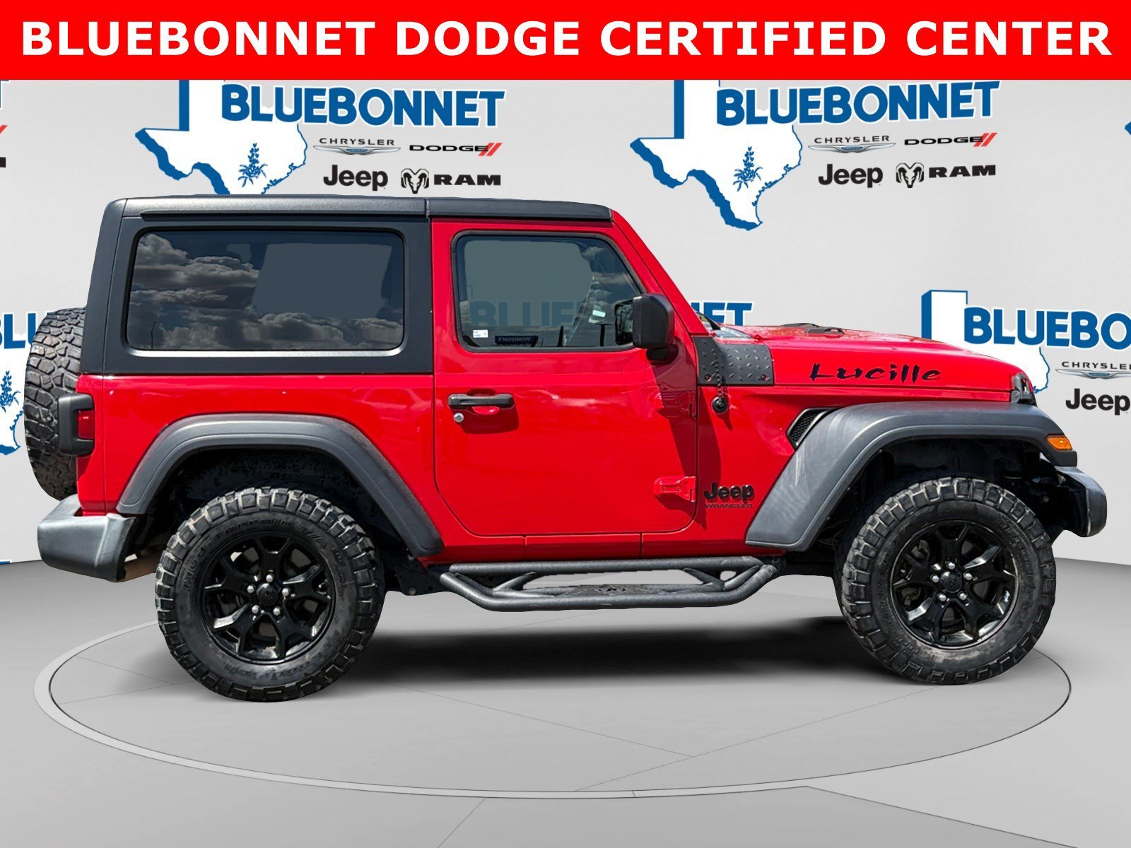 Used 2021 Firecracker Red Clearcoat Jeep Willys Sport image 4