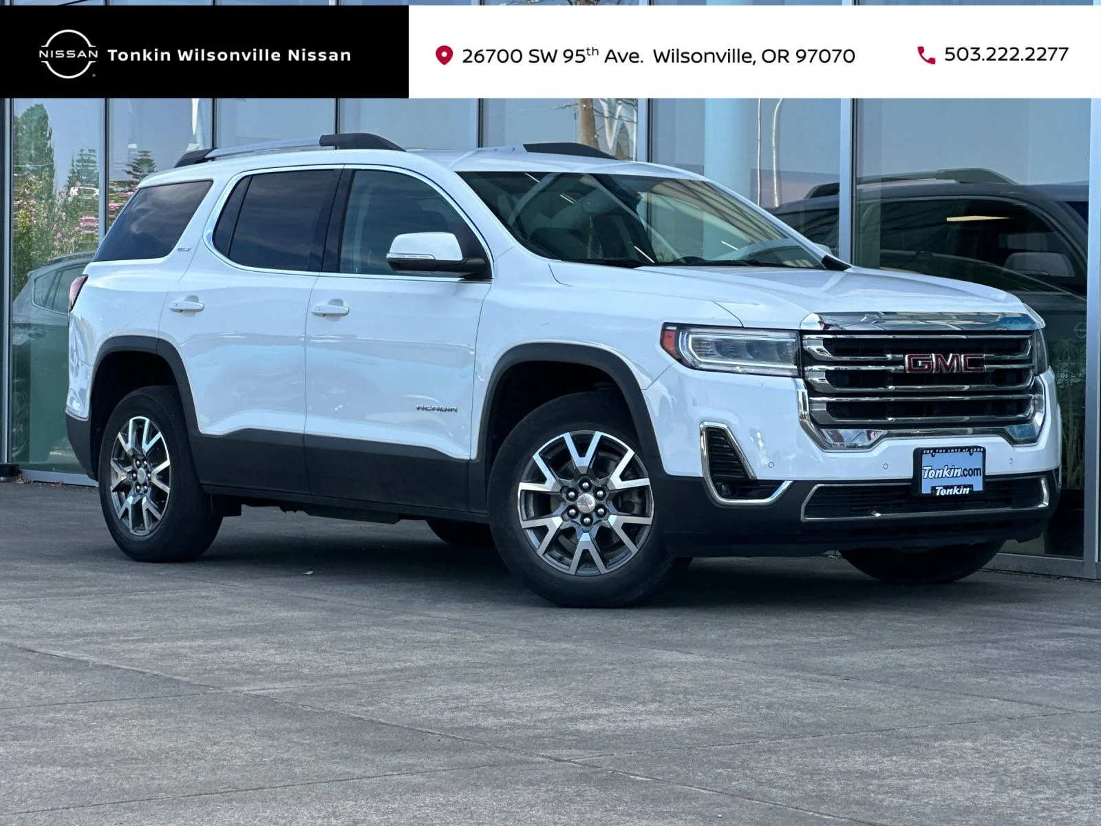 Used 2023 Summit White GMC SLT image 1