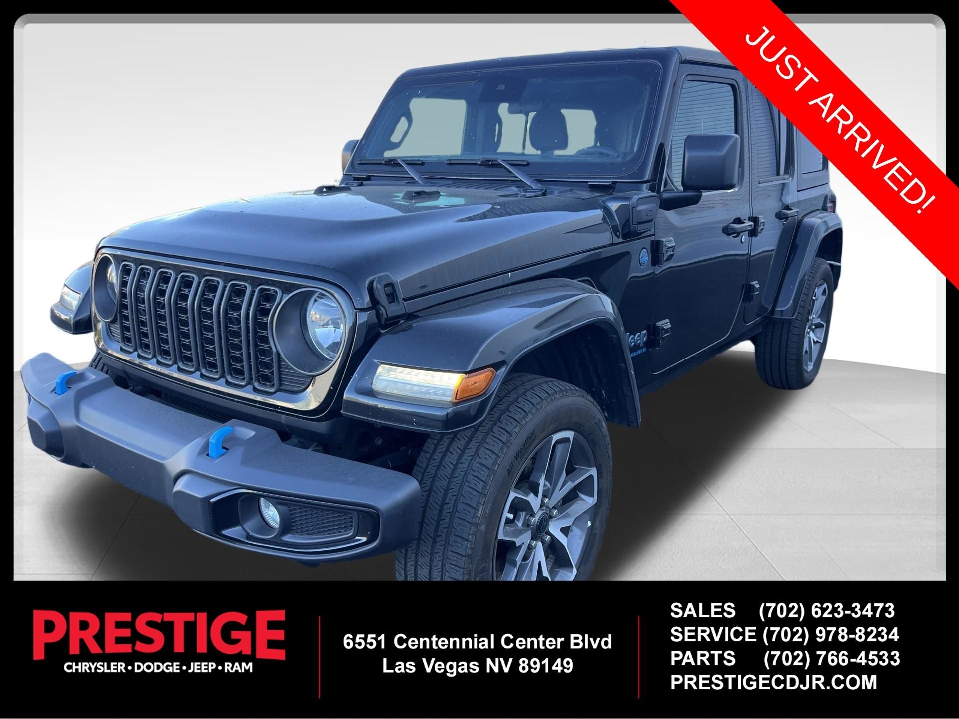 Used 2024 Black Jeep Sport S 4xe image 1