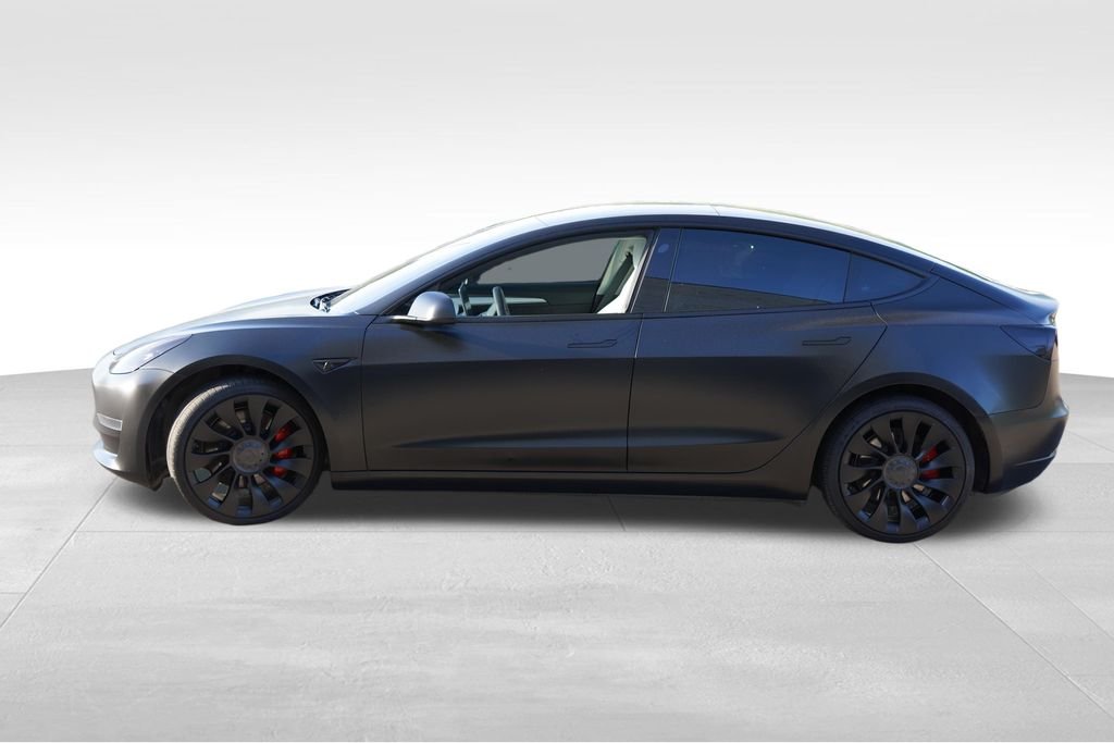 Used 2023 Matte Black Tesla Performance image 9