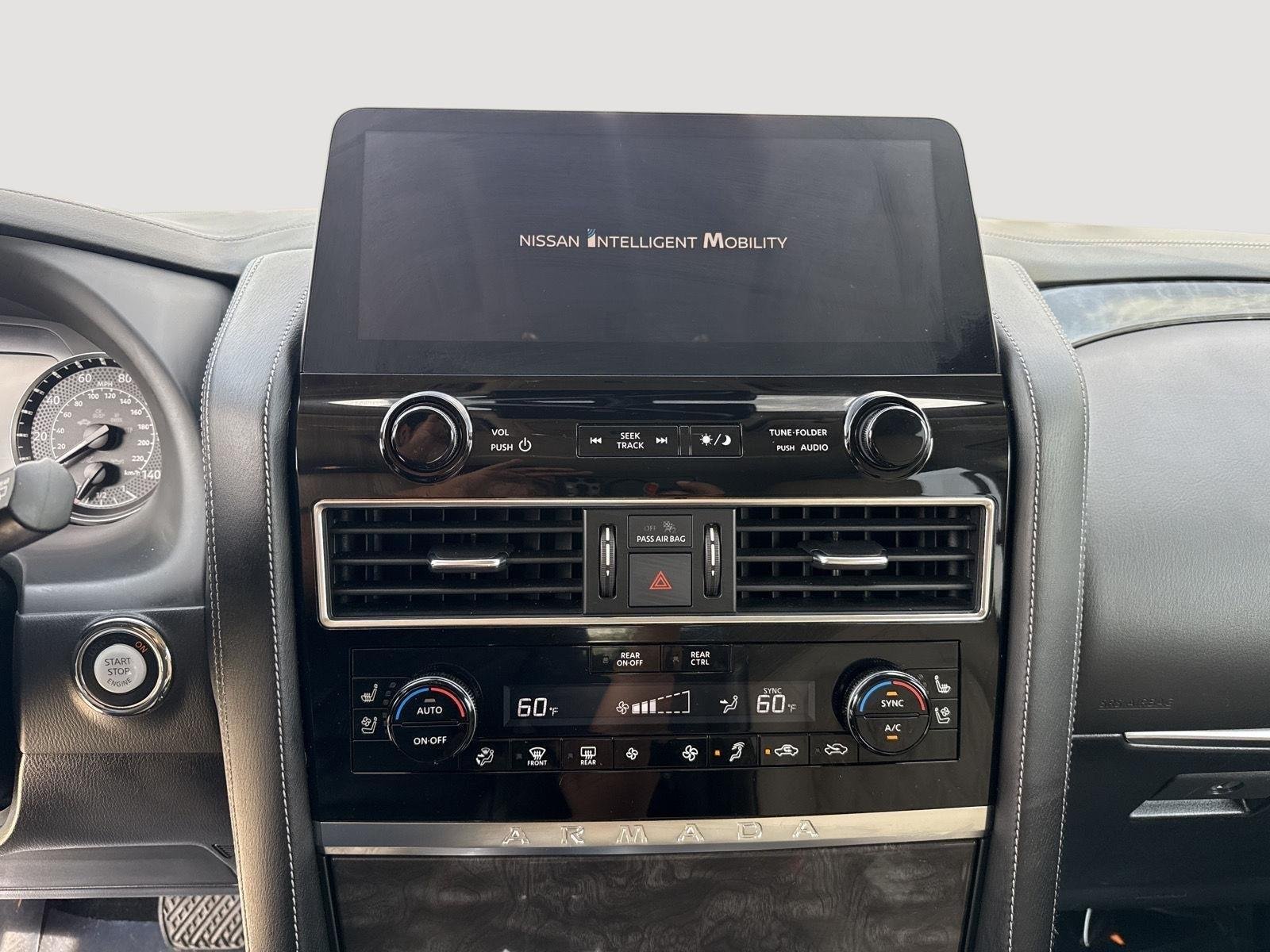 Used 2022 Aspen White TriCoat Pearl Nissan Platinum image 16