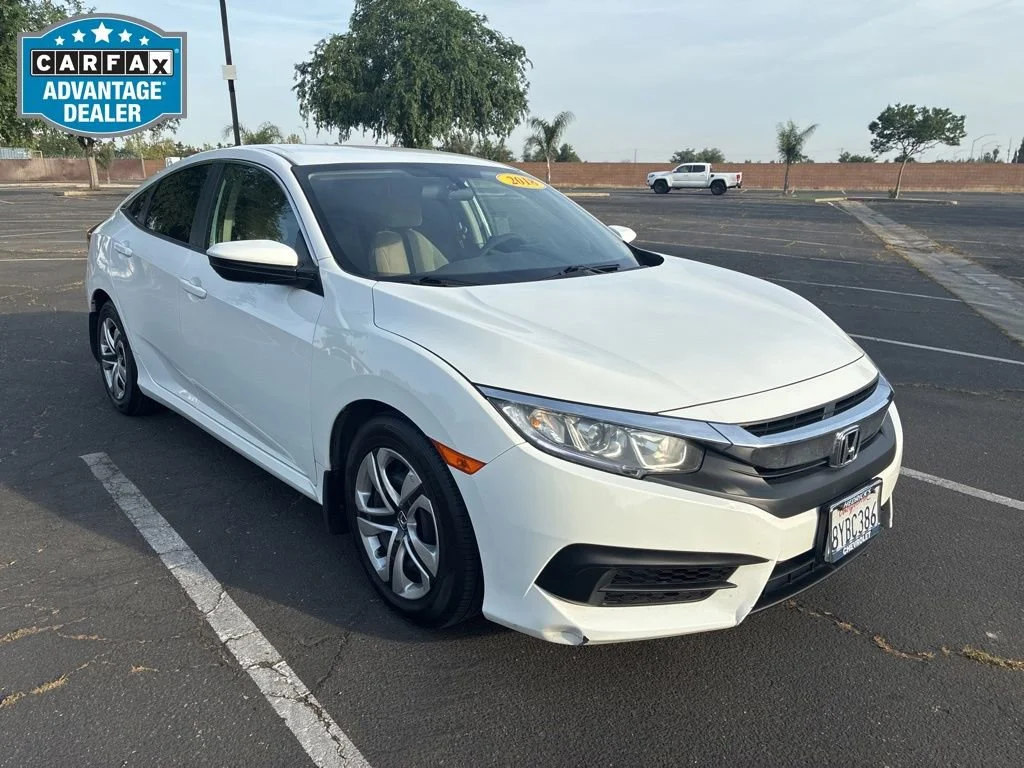 Used 2018 Honda Civic LX with VIN 2HGFC2F54JH603273 for sale in Clovis, CA