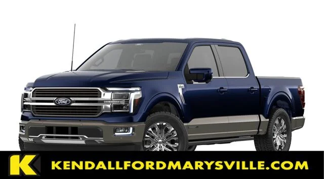 New 2026 Antimatter Blue Metallic Ford King Ranch image 1