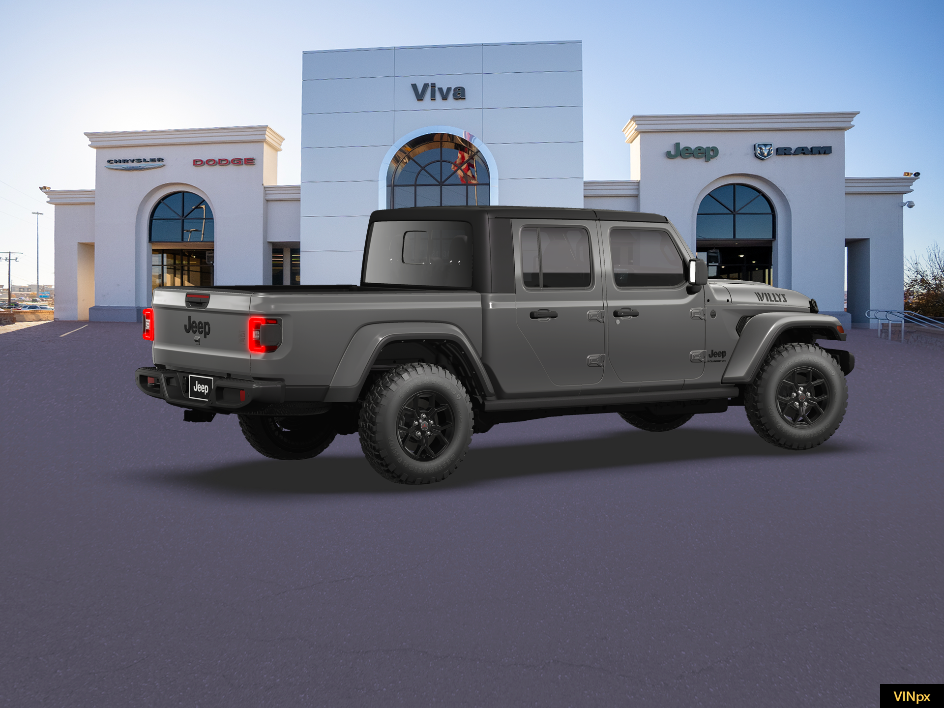 New 2026 Granite Crystal Metallic Clear-Coat Exterior Paint Jeep Willys image 19