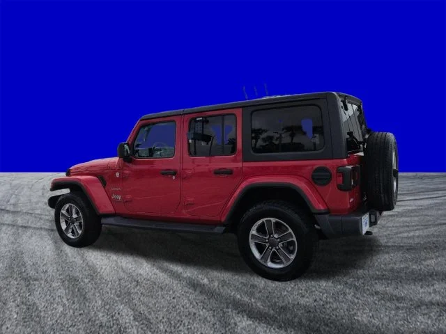Certified Used 2020 Firecracker Red Clearcoat Jeep Unlimited Sahara image 6