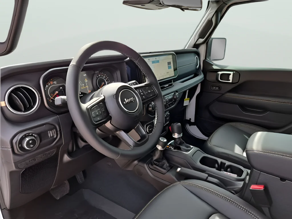 New 2026 Bright White Clear-Coat Exterior Paint Jeep Sahara image 32