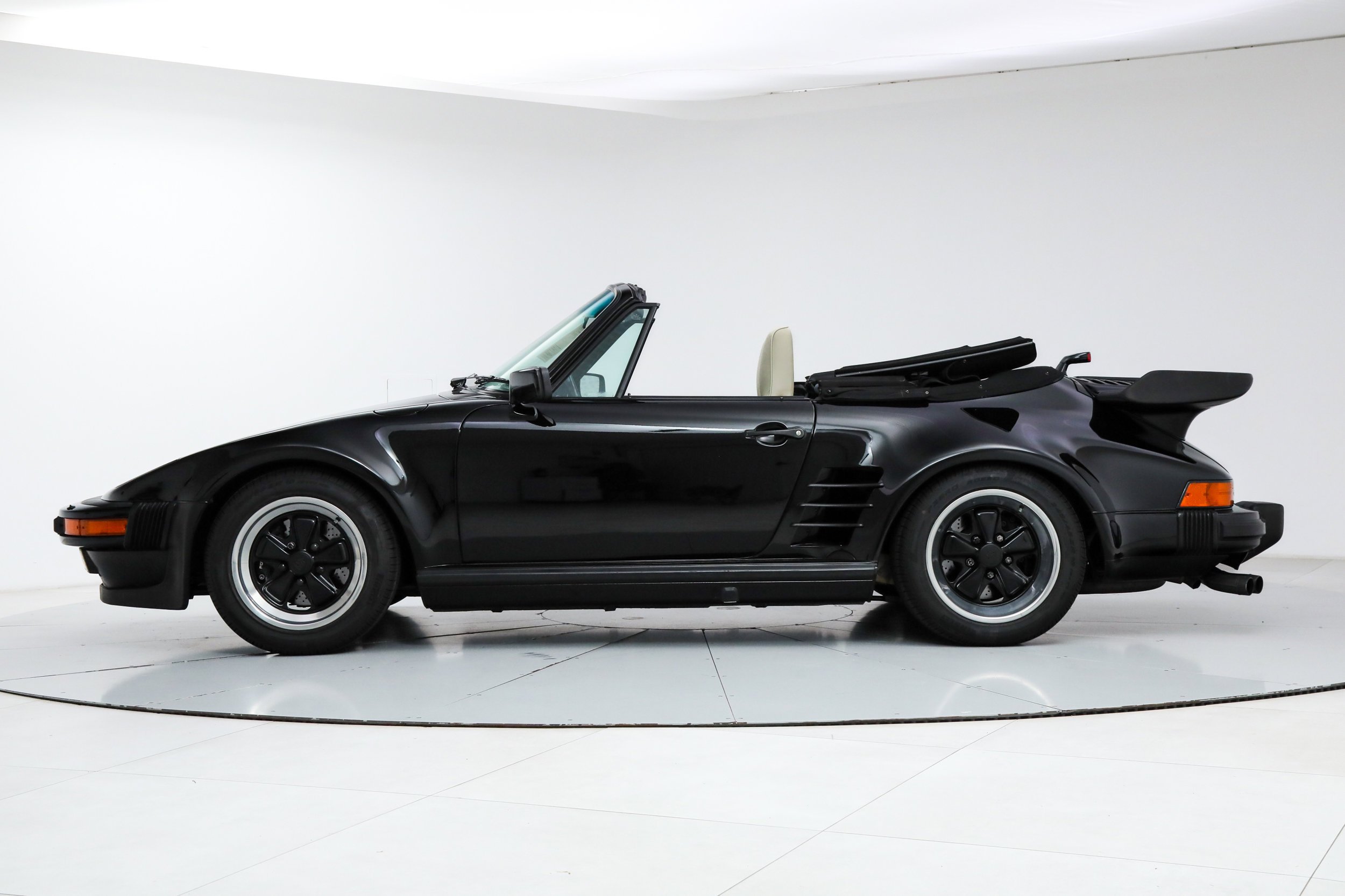 Used 1989 Black Porsche Turbo Cabriolet Slantnose image 15