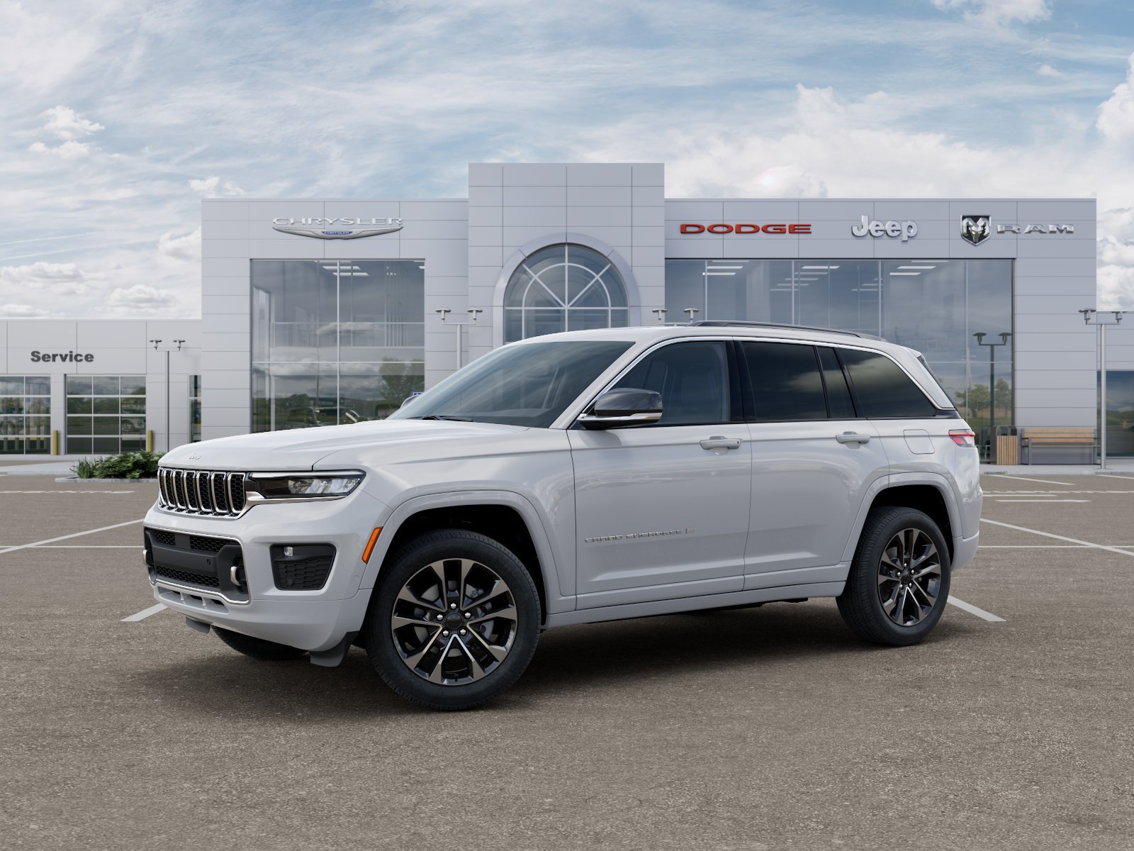New 2025 Bright White Clear-Coat Exterior Paint Jeep Overland image 19