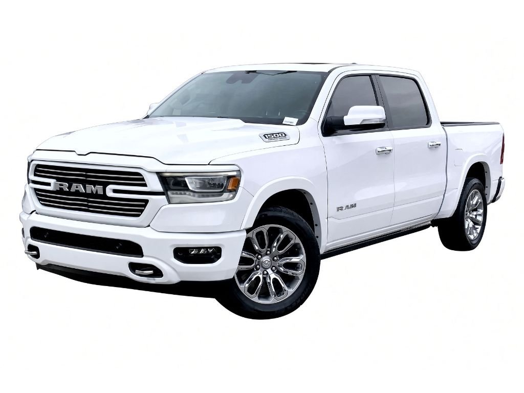 Used 2021 Bright White Clearcoat Ram Limited image 1