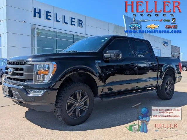 Used 2021 Agate Black Metallic Ford LARIAT image 1